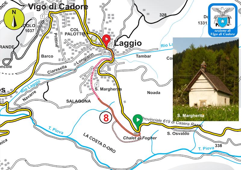 8. Laggio - Salagona - Costa d'Oro - Fogher